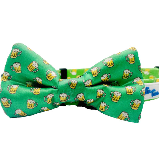 "Lucky Lager" Dog Bow Tie
