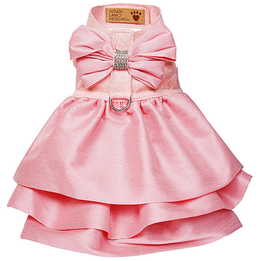 Luxury Puppy Pink Glitzerati Harness Dress