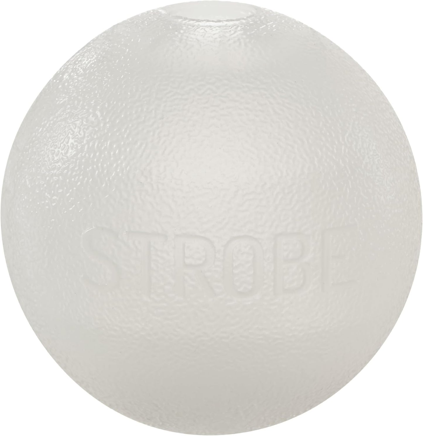 Strobe Ball LED Dog Toy - White